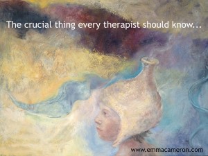 the crucial thing every therapist should know...