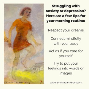 Tips for anxiety & depression ©Emma Cameron 2015
