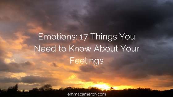 Emotions: 17 Things You Need to Know About Your Feelings. Image of darkening sky