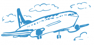 drawing of airplane - Highly Sensitive Person's Guide to Online Counselling