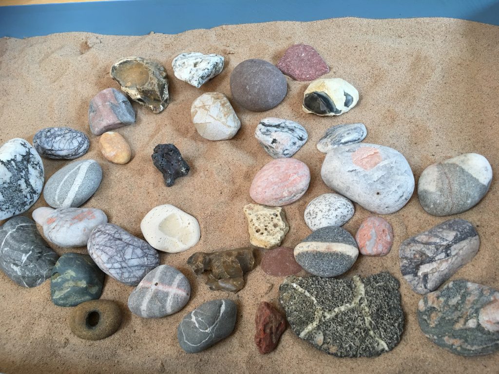 Stones in Counselling sandtray sand tray therapy