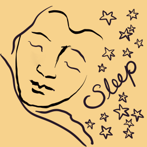 image of sleeping person